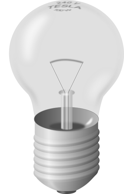 Free bulb electric light vector