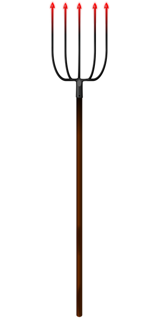 Free Pitchfork Evil vector and picture