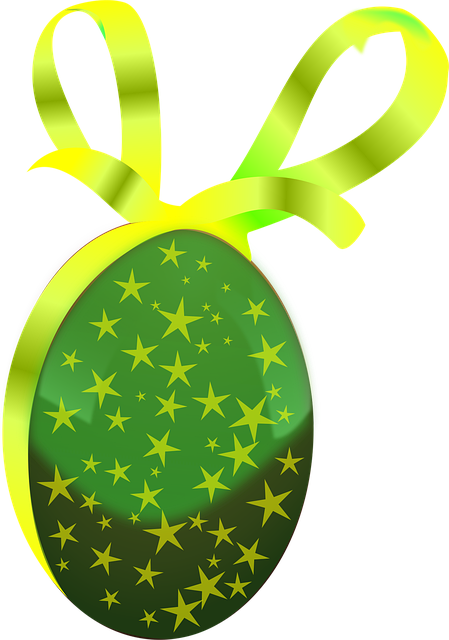 Free egg gift easter vector
