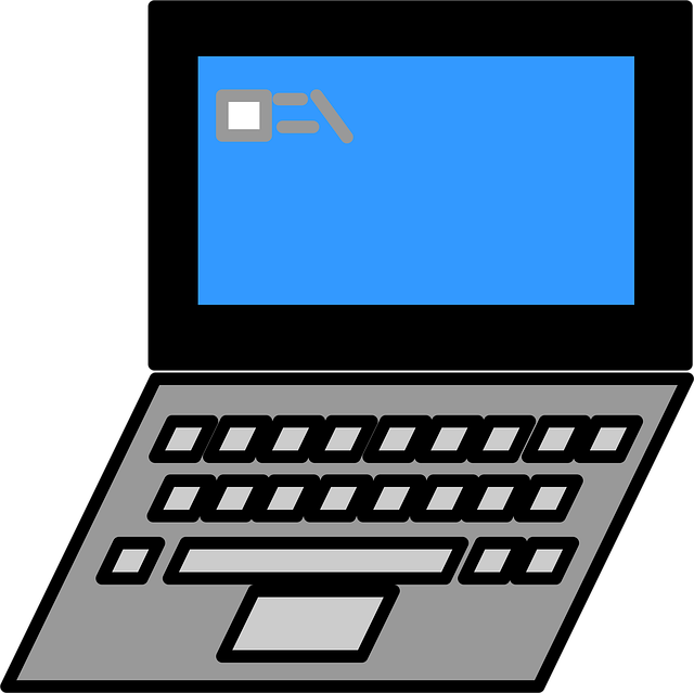 Free notebook laptop computer illustration