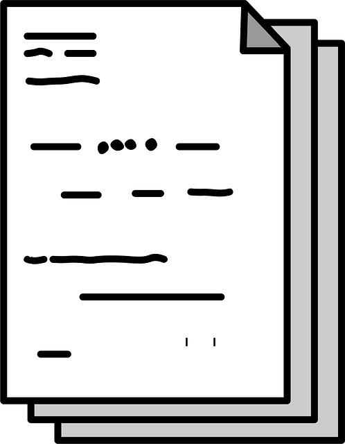 Free paper file white vector