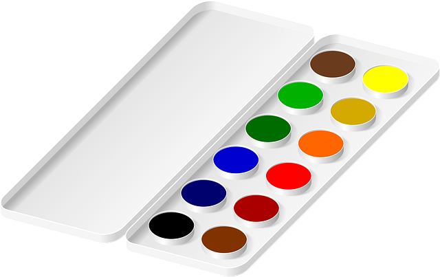 Free watercolors colors painting vector