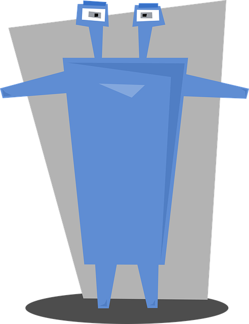 Free creature funny alien vector