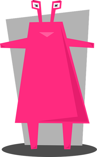 Free creature funny alien vector
