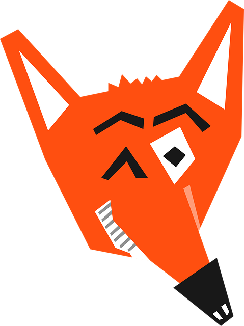 Free fox animal cartoon vector