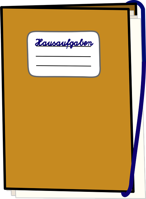 clipart exercise book