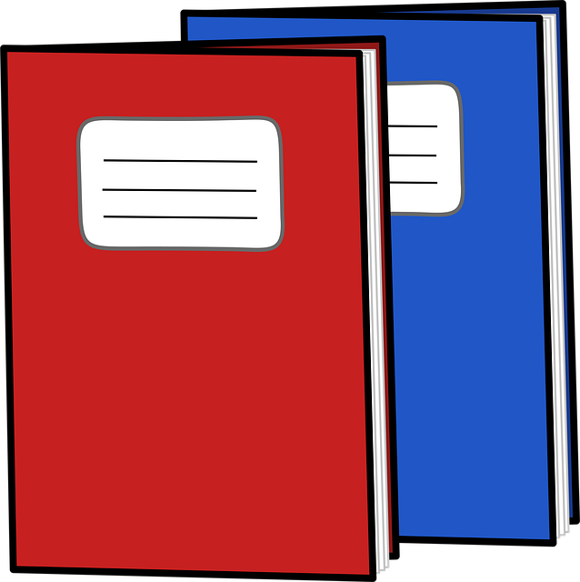 Free school exercise book study vector