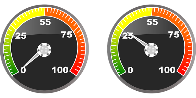 Free speedometer tachometer speed indicator vector