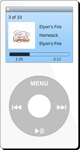 Free ipod mp3-player music vector