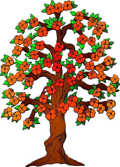 Free autumn fall tree vector