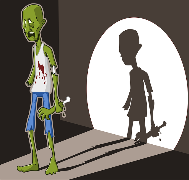 Free man frankenstein bone vector