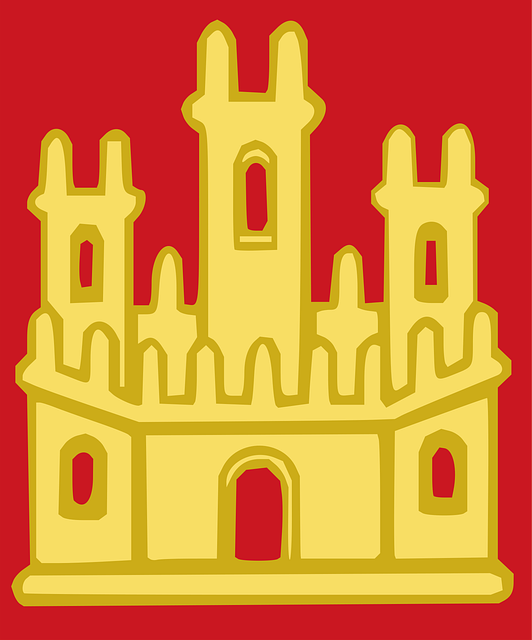 Free castle ruin stones vector