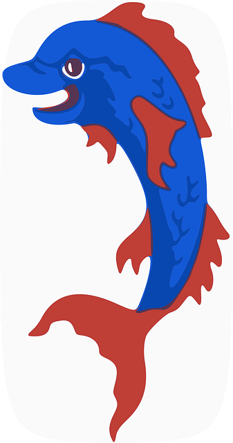 Free fish animal dolphin vector