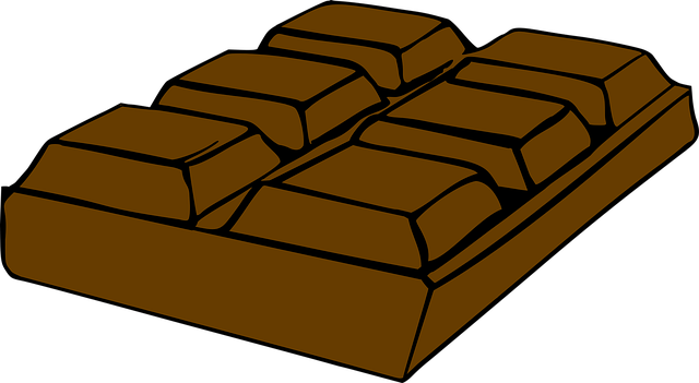 Free bar chocolate brown vector