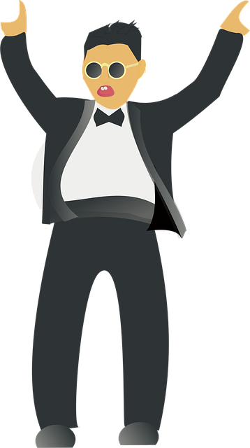 Free gangman gentleman dance vector