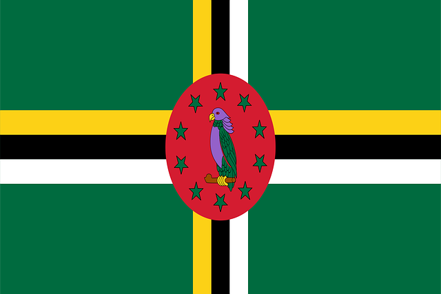 Dominica, Bandeira, Bandeira Nacional
