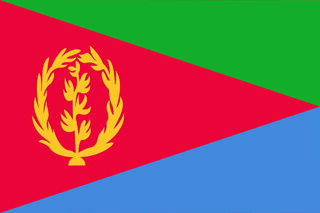 Free eritrea flag national flag vector