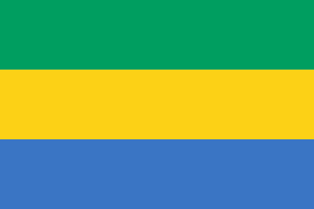 Free gabon flag national flag vector