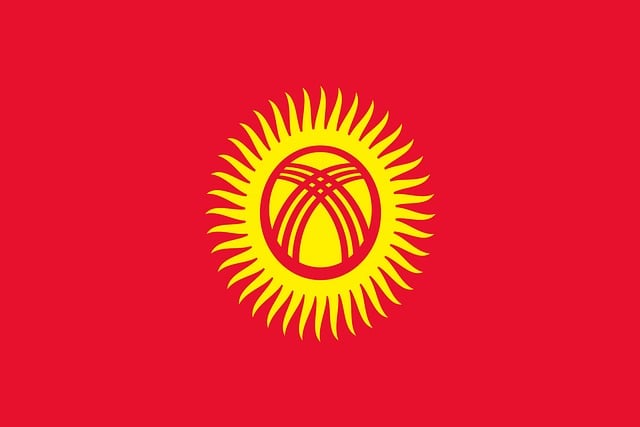Free kyrgyzstan flag national flag vector