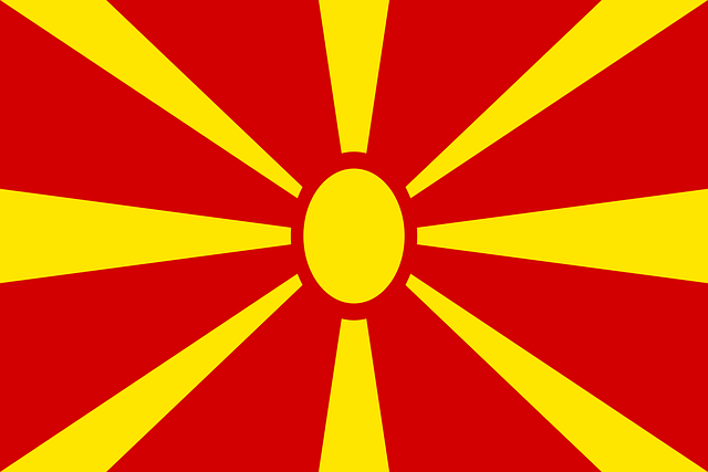 Free macedonia flag national flag vector