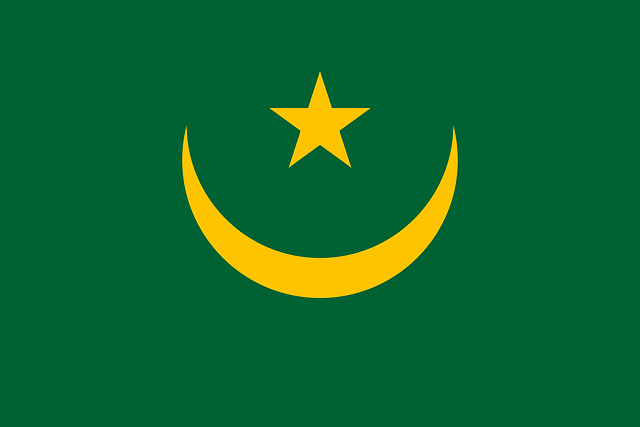 Free mauritania flag national flag vector