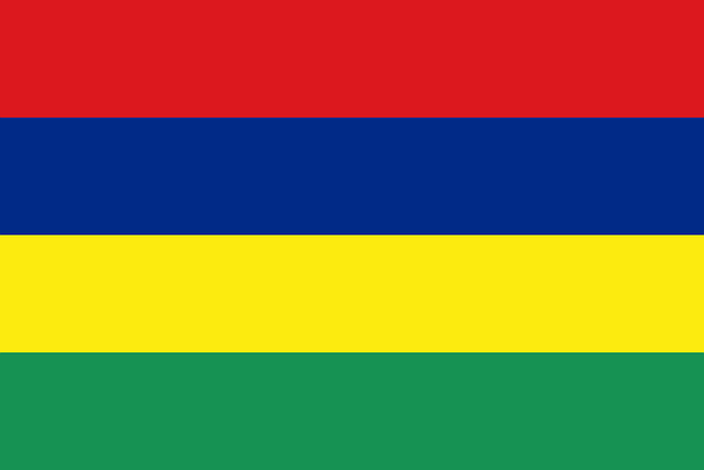 Free mauritius flag national flag vector