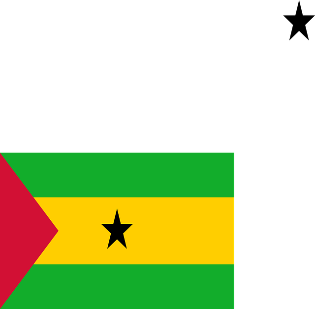 Free sao tome and principe flag national flag vector