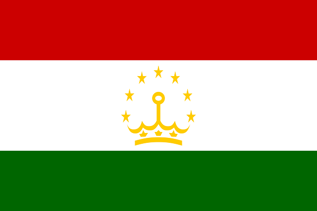 Free tajikistan flag national flag vector