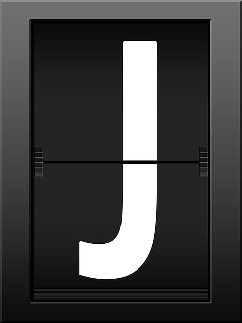 Free alphabet j literacy illustration