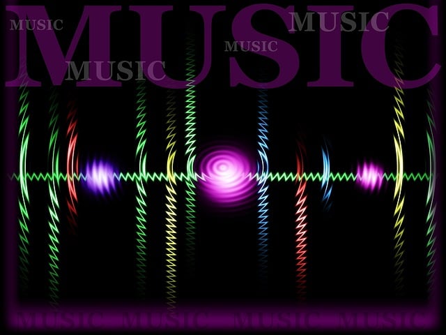 Free music electronic music frequency illustration