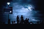 night, sky, night sky