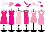 dress, dresses, hat