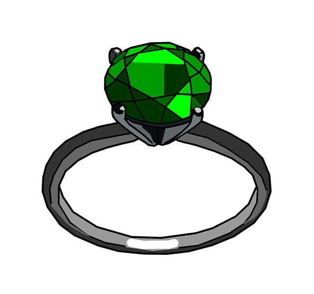Free green peridot emerald illustration