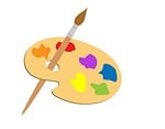 artists palette, palette, paint