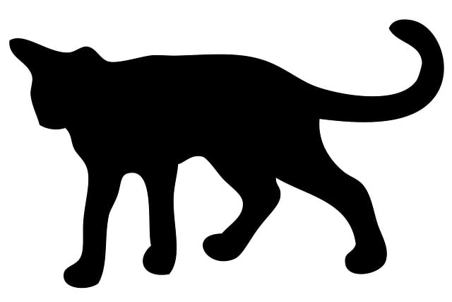 Metall-Silhouette Einer Schwarzen Katze – Ca. 29,5 X 27 Cm, Aus Eisen, Für Garten, Hof Oder Als Deko