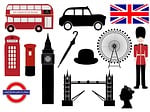 london, icons, symbols