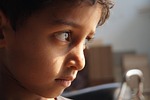 kid, face, little