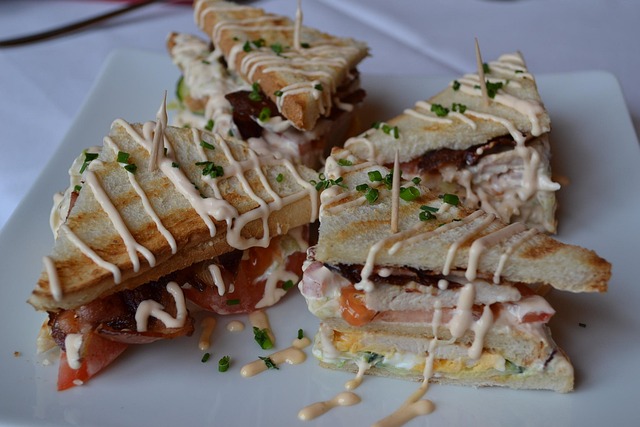 Club Sandwich, Sandwich, Toast Snack