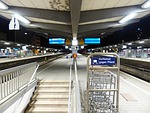 railway station, platform, train