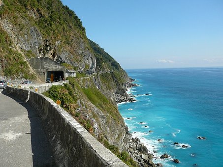 Tchaj Wan, Moře, Cliff, Modrý