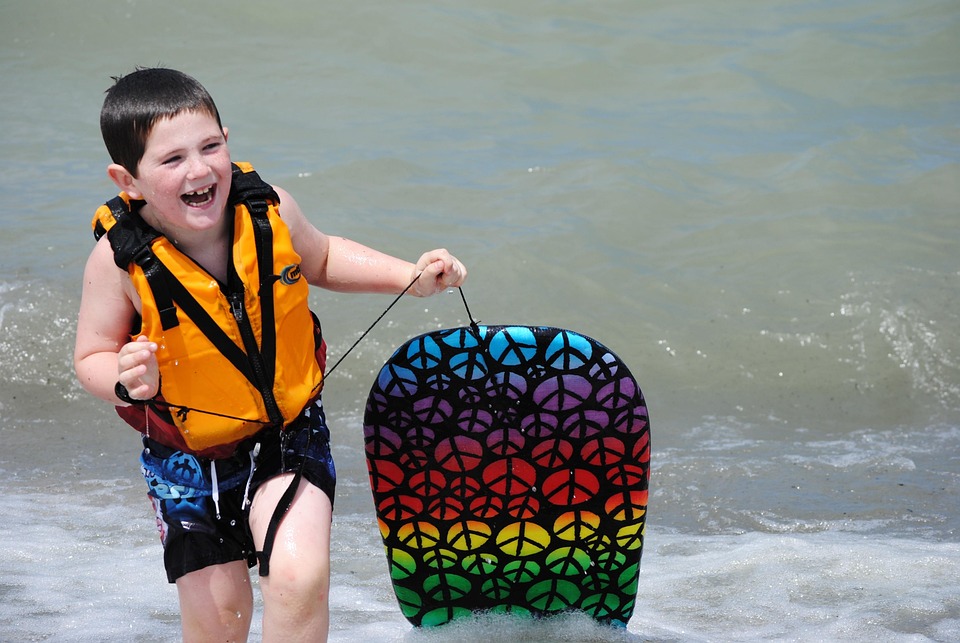 Fun, Play, Surfing, Bathing, Swimming, Happy, Water