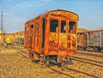 eritrea, train, yard