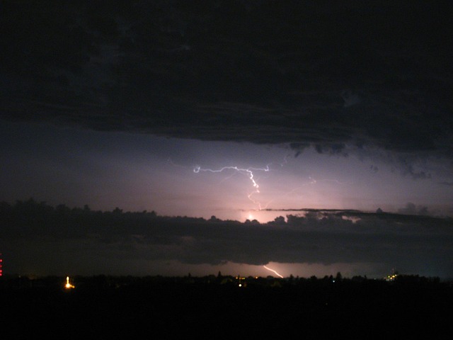 Aufhellung, Sturm, Nacht, Himmel, Wolken