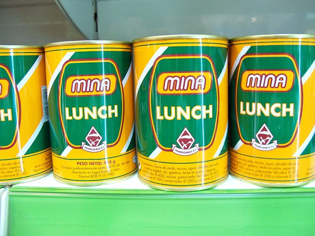 Free Lunch Canned Food photo and picture