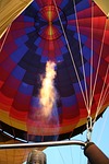 hot air balloon, burner, recreation