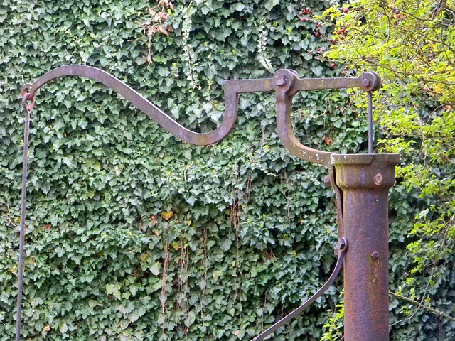 Håndpumpe, Antik, Gammel