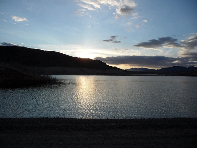 Free Lake Sunset photo and picture