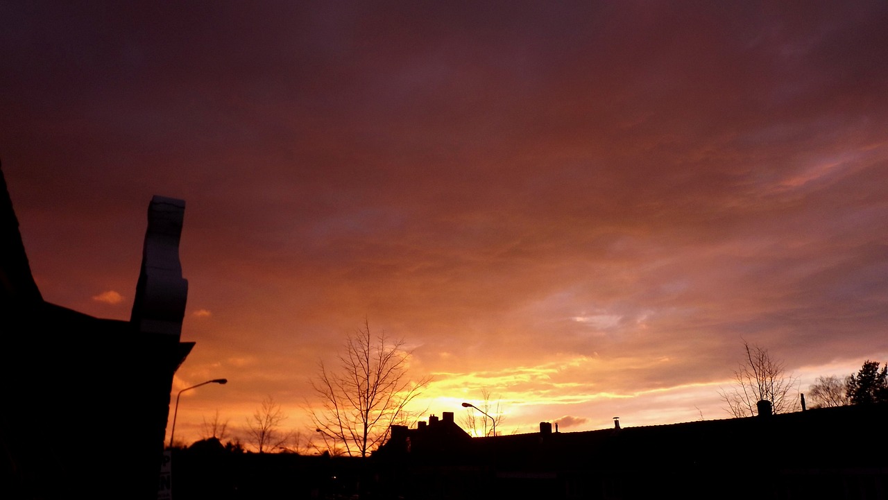 Download free HD stock image of Evening Sunset Free Evening Sunset photo and picture