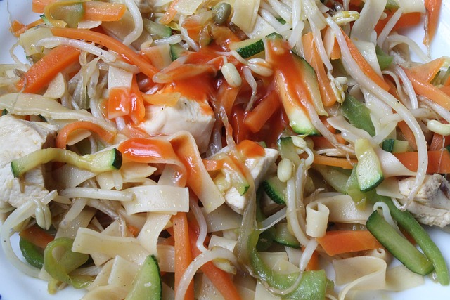 Free Vegetable Noodles Meal photo and picture