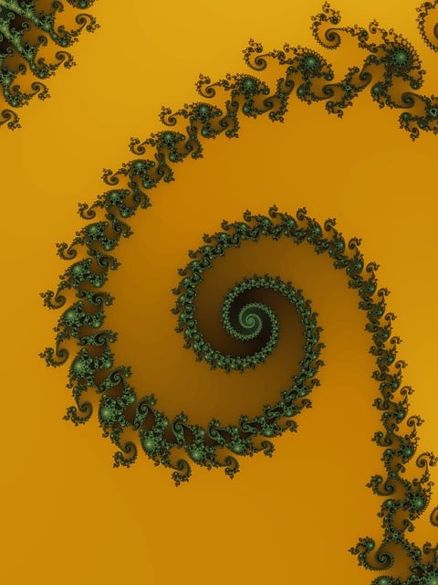 Free background fractal design illustration